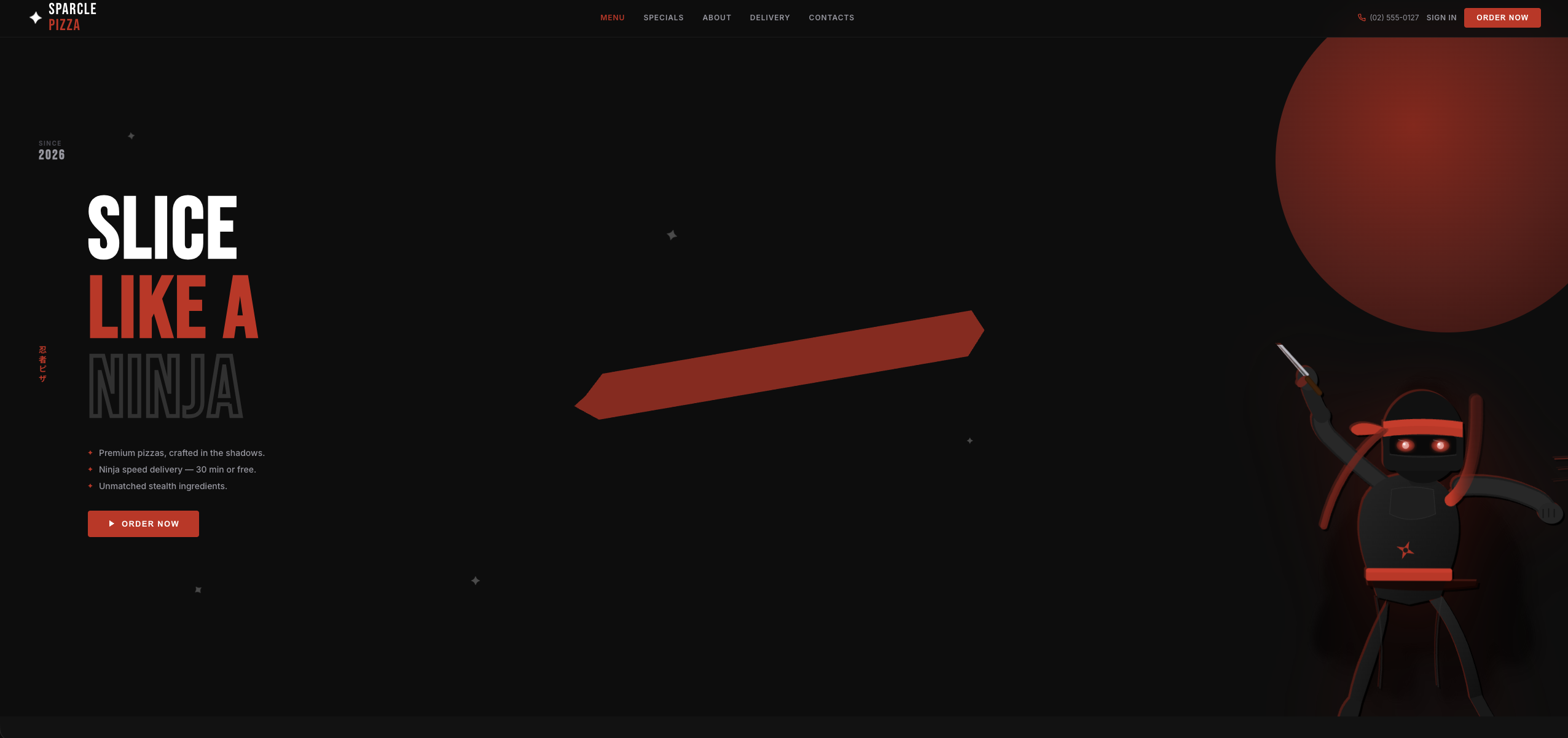 SPARCLE Pizza screenshot